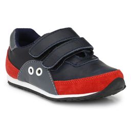 TUSKEY Colour Block DetailedDouble Velcro Closure Shoes - Blue-image-83