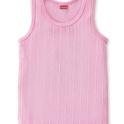 Babyhug Sleeveless Pull Over Thermal Vest -Pink-image-74