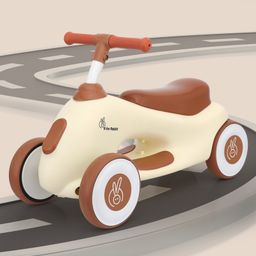 R for Rabbit Speedster Zoomy Ride on Swing Car - Cream Brown-13