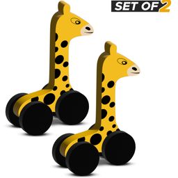 I PLAY Wooden Giraffe Push and Pull Toy - Set of 2-90