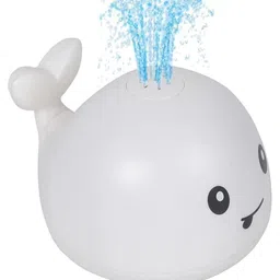 AKN TOYS Light Up Whale Bath Toys Sprinkler , Water Pool Bathtub Rechargeable Infant Toddler Bath Toys- PACK OF 1- COLOR MAY VARY-picture-47