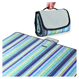 Baby Miniature Foldable Outdoor Picnic Mat for Beach Camping Sandproof Water Resistant - Blue-picture-43