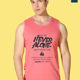 WOOSTRO Pack Of 2 Printed Combed Cotton Gym Vests VWS26(ALONE PEACH)(ENJOY PEACOCK)-image-78