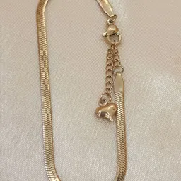 DressBerryStainless Steel Rose Gold-Plated Gold Snake Chain Wraparound Bracelet-35