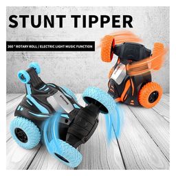 Happy Hues Double Sided 360° Spin & Rotating Stunt Toy Car with Lights & Music (Colour May Vary) image 3