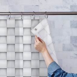 ArtzFolio Single Piece Waterproof Polyester Shower Curtain-image-49