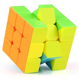 Oskart High Stability 3x3 Black Magic Speed Cube Toy for Kids & Adults Magic Speedy Brainstorming Puzzles Cube (Multicolor) image 5