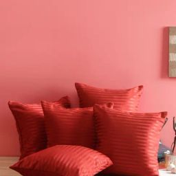 Romee Red Poly Cotton Cushion Covers (30 x 30 cm) - Set of 5-image-76