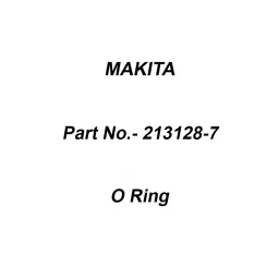 Makita Black Rubber O Ring Size 12 for HR2020, Part No 213128-7-image-22