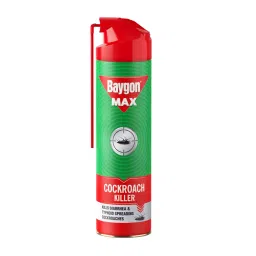 Baygon Max Cockroach Killer Spray 400 ml Formula Made with Cypermethrin and Imiprothrin-picture-38