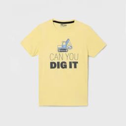 Fame Forever By Lifestyle Yellow Cotton Regular Fit Printed T-Shirt-picture-39