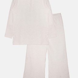 KiddoPanti Girls Off White Night suit-image-55