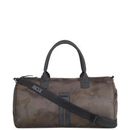 Rugsak Premium Brown Printed Large Duffle Bag-image-5