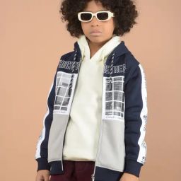 Crimsoune Club Boys Navy Graphic Sweatshirt-image-118