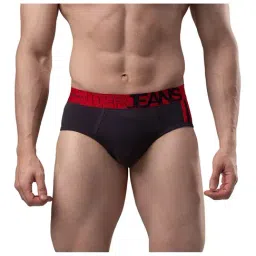UnderJeans by Spykar Blue & Red Briefs-image-96