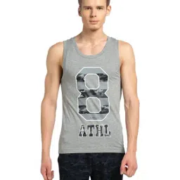 Van Heusen Grey Cotton Regular Fit Printed Vest-picture-31