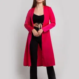zink Z Dark Pink Long Shrug-16