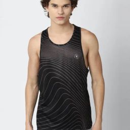 Van Heusen Black Regular Fit Printed Vests-image-13