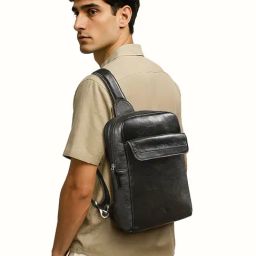 Hidesign Black Cross Body Bag-picture-1