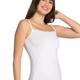 Amante White Full Coverage Camisole image 3