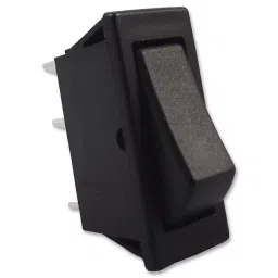 ARCOLECTRIC (BULGIN LIMITED) SWITCH, ROCKER, SPST, BLACK, (ON)-ON, C1511AAAAA-picture-42