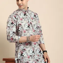 Anouk Men Floral Printed Kurta-39