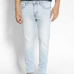 American Eagle Blue Slim Fit Jeans-image-14