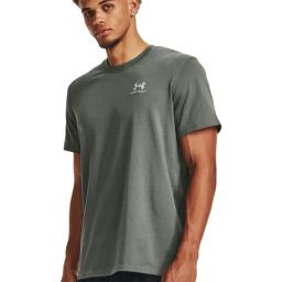 Under Armour Green Cotton Loose Fit Sports T-Shirt-image-48