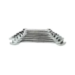 SAMSAN Drop Forged Chrome Vanadium Steel Double Open End Jaw Spanners Lister Engine Set, SMDW-5L (Set of 5 Pcs)-11
