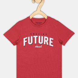 Provogue Girls Typography Printed Applique T-shirt-image-92