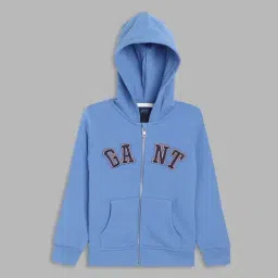 Gant Kids Blue Printed Full Sleeves Sweatshirt-image-25