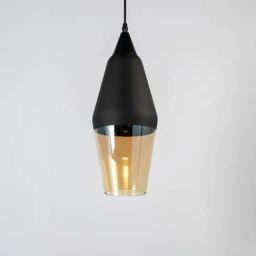 Whispering Homes Black Antique Metal Pendant Lamp-image-94