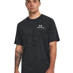 Under Armour Black Loose Fit Printed Sports T-Shirt-picture-15