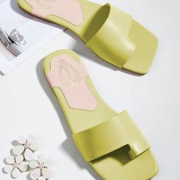 Shoetopia Women One Toe Flats-image-18
