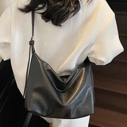 StyleCast x Revolte PU Half Moon Sling Bag-11