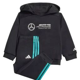 Adidas Kids Unisex MER DNA BBYJGLS Black Track Suit-image-86
