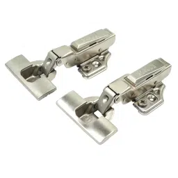 Exella Soft Close 3D Hydraulic Hinges Colled Roll Steel Half Overlay 8 Crank, EXFDH102 (Set of 2 Pcs)-image-90
