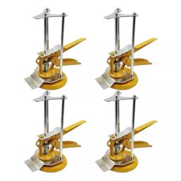 TileMaster Tile Lifting Adjuster Leveler Non-Magnetic High-Strength Alloy Steel Yellow & Silver 5 cm Size TM-144 (Pack of 4)-12