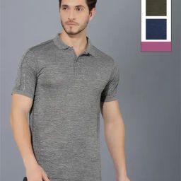 Force NXT Multicolored Regular Fit Sports Polo - Pack Of 3-image-64