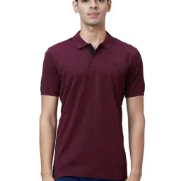 Park Avenue Park Avenue Slim Fit Printed Dark Red T-Shirt-picture-25