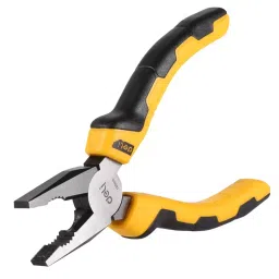 DELI 6 inch (15.24 cm) Carbon Steel Combination Plier Anti-Slip Rubber Grip, DL2006-41