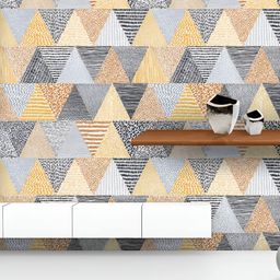 ArtzFolio Printed UV-Resistant Anti-Bacterial Hand-Drawn DoodlePeel & Stick Wallpaper-image-93
