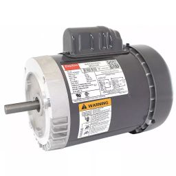 DAYTON 1/2 HP Single Phase Face Mount General Purpose Motor, 5GD57-33