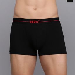 HRX by Hrithik Roshan Pack Of 2 Ultrasoft Mid-Rise Trunks HRX_TRK_002_BLK_BLKCM_2PC-51