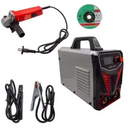 Hillgrove 252 Amp MMA Inverter Arc Welding Machine & 850 W Angle Grinder Combo, HGCM299M1-33