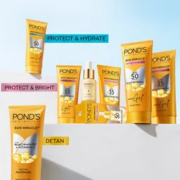 Ponds Set of 2 SPF50 PA++ UVA UVB Serum Boost Invisible Gel Sunscreen - 100 g each image 2