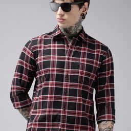 U.S. Polo Assn. Pure Cotton Tailored Fit Tartan Checked Casual Shirt-picture-39