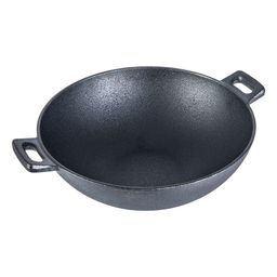 Wonderchef Forza 24 cm Cast-Iron Kadhai - Black-image-7