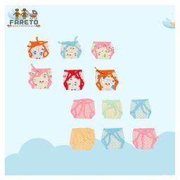 Fareto New Born Baby Single Layer Nappy - Multicolour-14