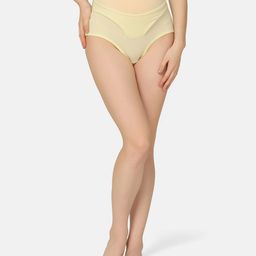 MAMMA PRESTOSolid High Rise Pre Pregnancy Tummy Support Panty - Pink-image-14